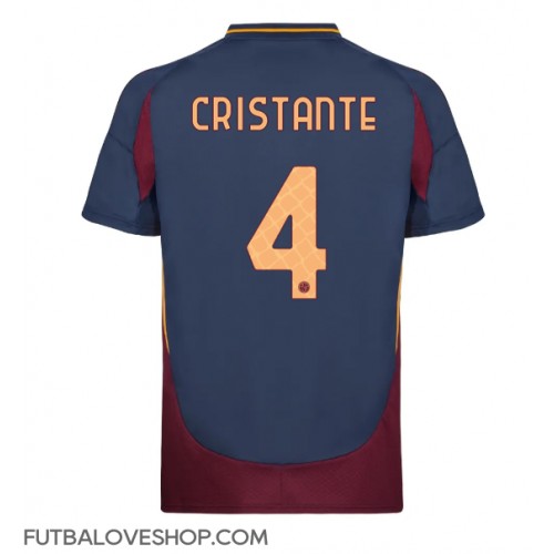 Dres AS Roma Bryan Cristante #4 Tretina 2024-25 Krátky Rukáv